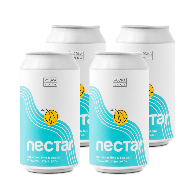 4 Pack Nectar Vodka Soda 375ml