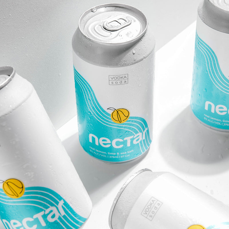 4 Pack Nectar Vodka Soda 375ml